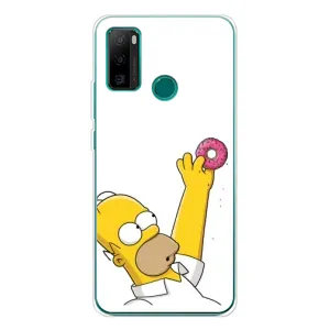 Чехол с принтом «Гомер с пончиком» для Ulefone Note 10P