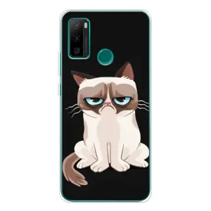 Чехол с принтом «Грустный кот» для Ulefone Note 10P