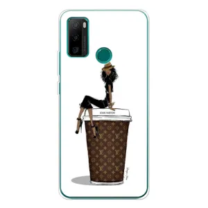 Чехлы Луи Витон для Ulefone Note 10P (AlphaPrint - LOUIS VUITTON) (кофе LOUIS VUITTON)