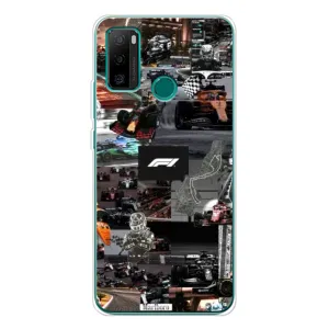 Чехол с принтом «Гоночный коллаж Ф1» для Ulefone Note 10P