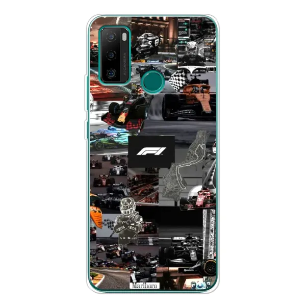 Чехол с принтом «Гоночный коллаж Ф1» для Ulefone Note 10P Чехол с принтом «Гоночный коллаж Ф1» для Ulefone Note 10P