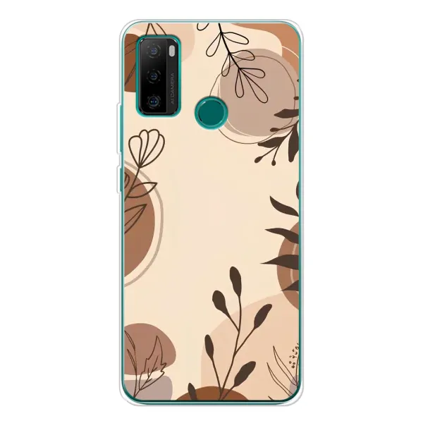 Чохол з принтом «Коричневі квіти» для Ulefone Note 10P Чохол з принтом «Коричневі квіти» для Ulefone Note 10P