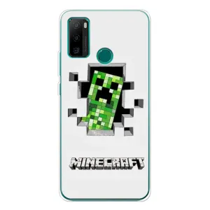 Чохол Майнкрафт на Ulefone Note 10P (AlphaPrint) Minecraft (кріпер Майнкрафт)
