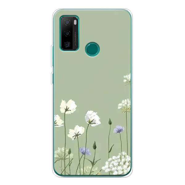 Чохол з принтом «Квіти на зеленому» для Ulefone Note 10P Чохол з принтом «Квіти на зеленому» для Ulefone Note 10P