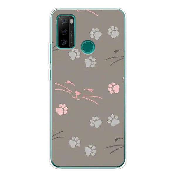 Чохол з принтом «Лапи і вуса» для Ulefone Note 10P Чохол з принтом «Лапи і вуса» для Ulefone Note 10P