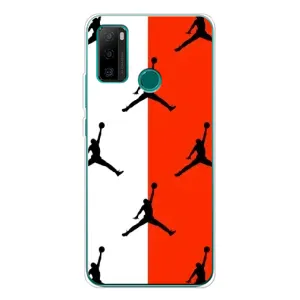 Чехлы для Ulefone Note 10P - с картинкой JORDAN (AlphaPrint) (Лого Джордан)