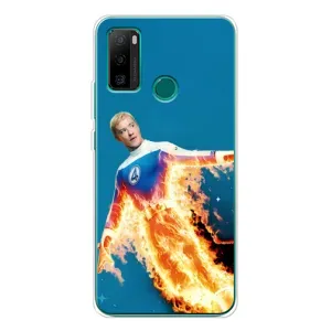 Чехол с принтом «Человек-факел в огне» для Ulefone Note 10P