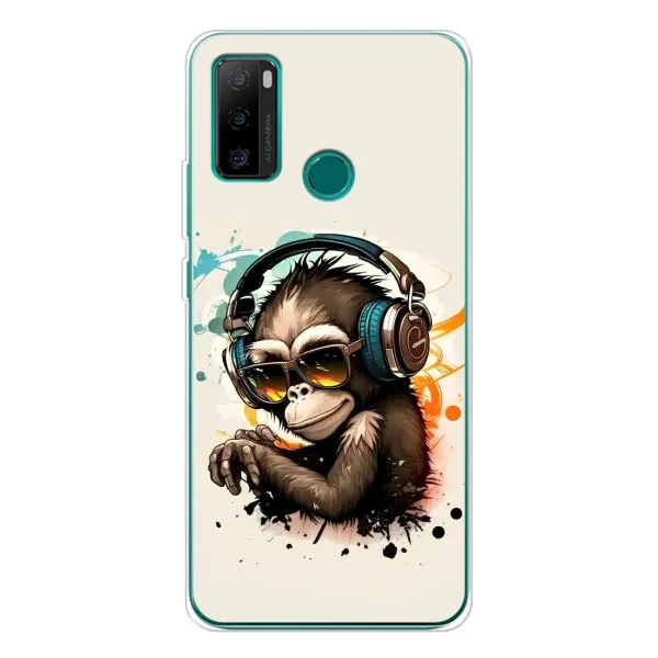 Чехол с принтом «Макака в наушниках» для Ulefone Note 10P Чехол с принтом «Макака в наушниках» для Ulefone Note 10P