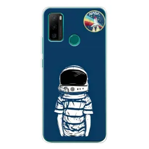 Чехол NASA для Ulefone Note 10P (AlphaPrint) (Мальчик в шлеме)