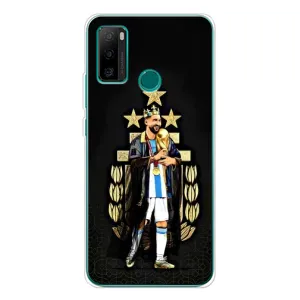 Чехлы для Ulefone Note 10P (Leo чемпион) (AlphaPrint) (Месси Король)