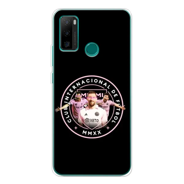 Чехол с принтом «Месси в лого» для Ulefone Note 10P