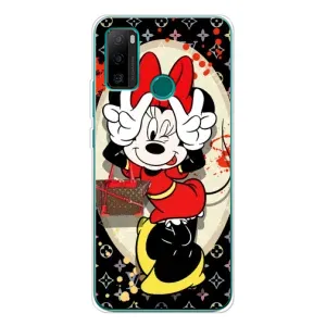 Чехол Disney Mouse Ulefone Note 10P (PREMIUMPrint) (Минни peace)