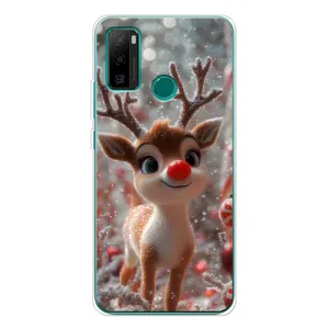 Яркий чехол для Ulefone Note 10P с Зимними Оленятами