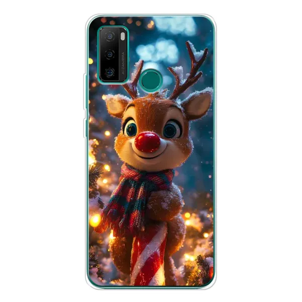 Чехол с принтом «Олень с шарфом» для Ulefone Note 10P