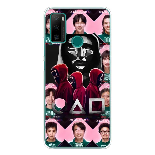 Чохол з принтом «Учасники Гра кальмара» для Ulefone Note 10P Чохол з принтом «Учасники Гра кальмара» для Ulefone Note 10P