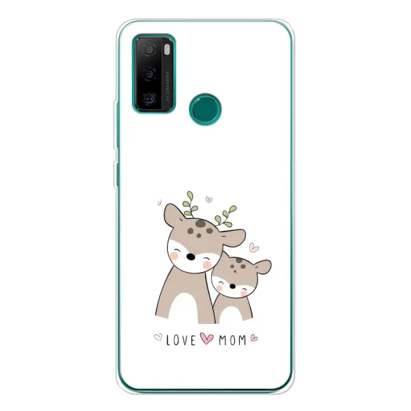 Чохол з принтом «Оленята мама і малюк» для Ulefone Note 10P Чохол з принтом «Оленята мама і малюк» для Ulefone Note 10P