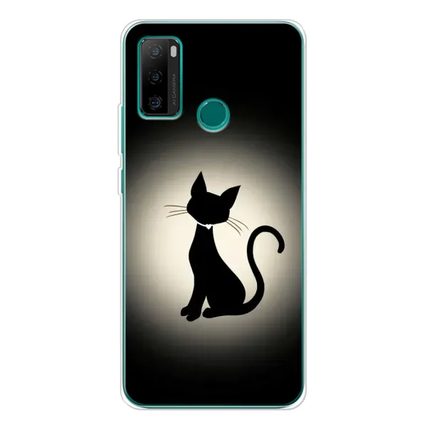 Чехол с принтом «Силуэт котика» для Ulefone Note 10P Чехол с принтом «Силуэт котика» для Ulefone Note 10P