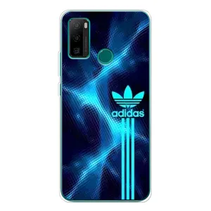 Чехлы Адидас для Ulefone Note 10P (AlphaPrint) (Синий Адидас)