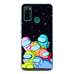Чехол Амонг Ас для Ulefone Note 10P (AlphaPrint) (Скины в космосе)