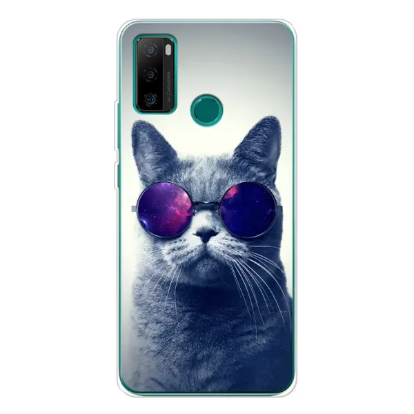 Чехол с принтом «Стильный кот» для Ulefone Note 10P Чехол с принтом «Стильный кот» для Ulefone Note 10P