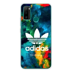 Чехлы Адидас для Ulefone Note 10P (AlphaPrint) (Яркий Адидас)