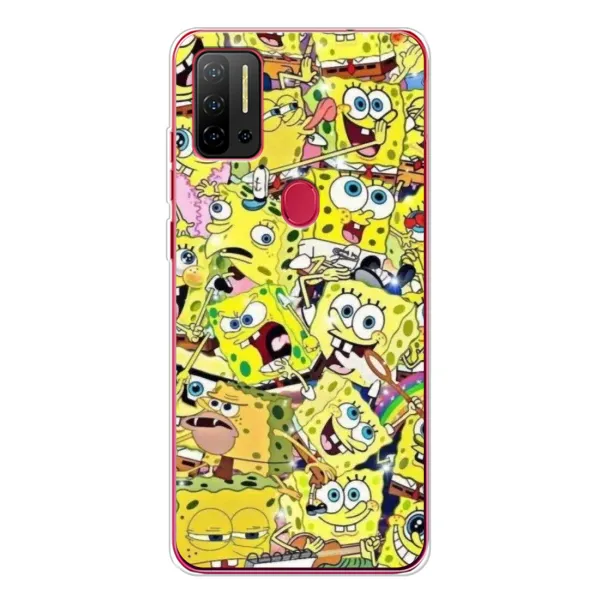 Чохол з принтом «Емоції Спан Боба» для Ulefone Note 11P Чохол з принтом «Емоції Спан Боба» для Ulefone Note 11P
