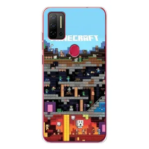 Чохол Майнкрафт на Ulefone Note 11P (AlphaPrint) Minecraft (фон Minecraft)