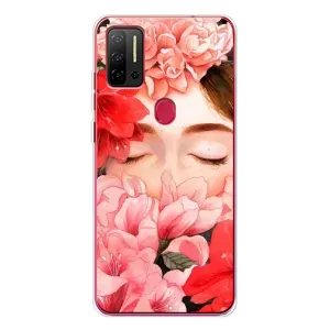Чехлы (ART) Цветы на Ulefone Note 11P (VPrint) (Глаза в цветах)