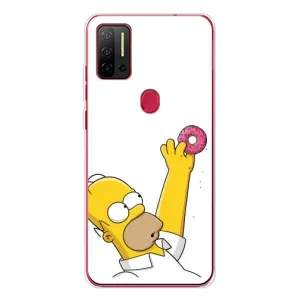 Чjхол з Сімпсонами для Ulefone Note 11P (VPrint) (Гомер з пончиком)