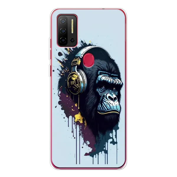 Чохол з принтом «Горила в навушниках» для Ulefone Note 11P Чохол з принтом «Горила в навушниках» для Ulefone Note 11P