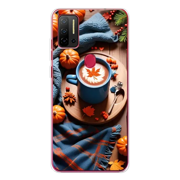 Чехол с принтом «Кофе и тыковки» для Ulefone Note 11P Чехол с принтом «Кофе и тыковки» для Ulefone Note 11P