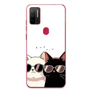 Чехол с принтом «Коты в очках» для Ulefone Note 11P