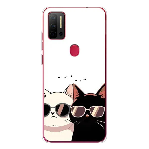 Чехол с принтом «Коты в очках» для Ulefone Note 11P Чехол с принтом «Коты в очках» для Ulefone Note 11P
