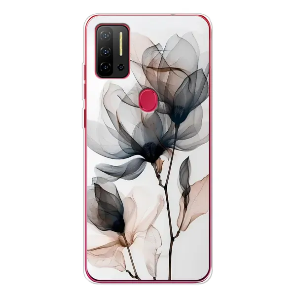 Чохол з принтом «Квіти на білому» для Ulefone Note 11P Чохол з принтом «Квіти на білому» для Ulefone Note 11P