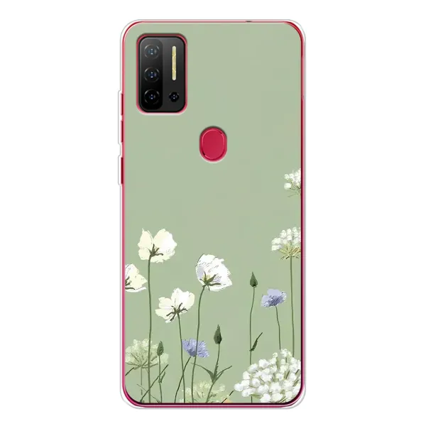 Чохол з принтом «Квіти на зеленому» для Ulefone Note 11P Чохол з принтом «Квіти на зеленому» для Ulefone Note 11P