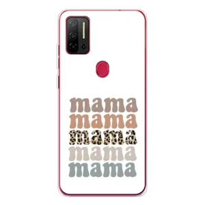Чехол с принтом «Текстовый коллаж мама» для Ulefone Note 11P