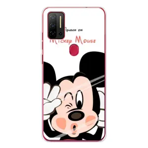 Эксклюзивный чехол для Ulefone Note 11P (AlphaPrint - Мультяшные) (Маус Микки)