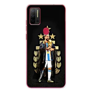 Чехлы для Ulefone Note 11P (Leo чемпион) (AlphaPrint) (Месси Король)