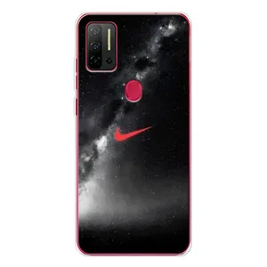 Чехол для Ulefone Note 11P - с принтом Найк (AlphaPrint) (Найк красный)