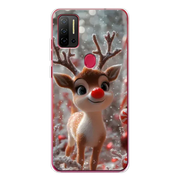 Чехол с принтом «Олень с носом» для Ulefone Note 11P