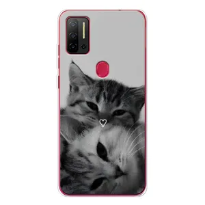 Чехол с принтом «Пара котов» для Ulefone Note 11P