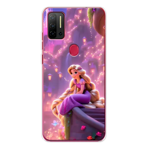 Чехол с принтом «Рапунцель в замке» для Ulefone Note 11P