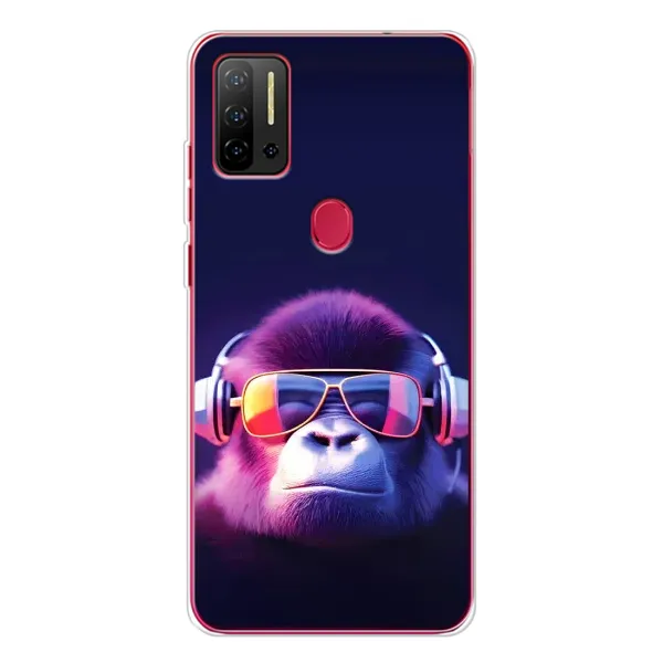 Чохол з принтом «Стильна мавпа» для Ulefone Note 11P Чохол з принтом «Стильна мавпа» для Ulefone Note 11P