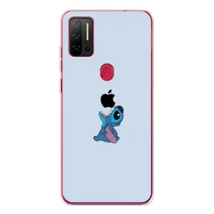 Чехол с принтом Стич на Ulefone Note 11P (Stitch apple)