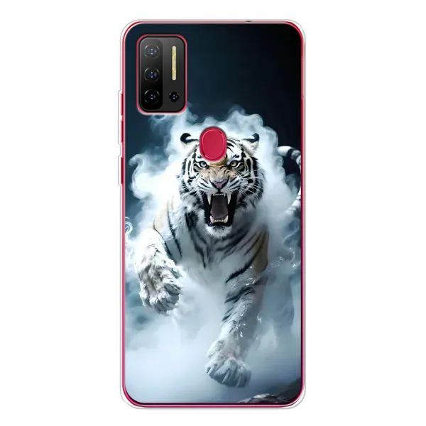 Чохол з принтом «Білий тигр у диму» для Ulefone Note 11P Чохол з принтом «Білий тигр у диму» для Ulefone Note 11P