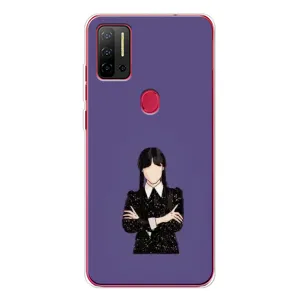 Чохли Венсдей на Ulefone Note 11P Уенсдей (AlphaPrint) (Венздей у чорному)