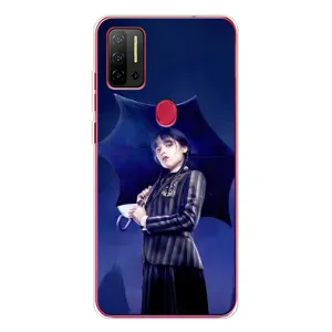 Чохли Венсдей на Ulefone Note 11P Уенсдей (AlphaPrint) (Венздей з парасолькою)