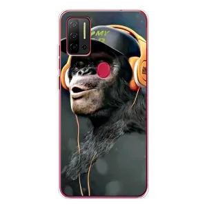 Чохол з принтом «В навушниках» для Ulefone Note 11P