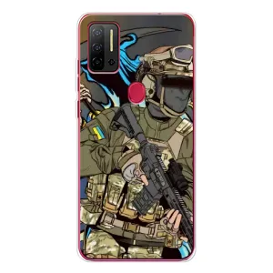 Чехлы с картинкой ЗСУ для Ulefone Note 11P (AlphaPrint) (Воїн ЗСУ)