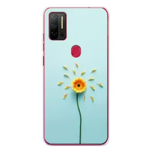 Чехлы с Цветами для Ulefone Note 11P (VPrint) (Желтый цветок)